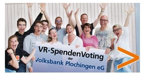 SPENDENVOTING der Volksbank Plochingen gestartet !